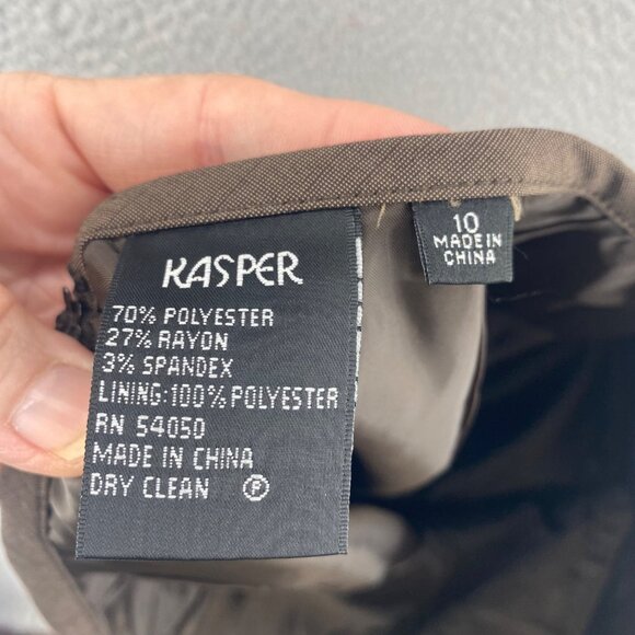 Kasper Brown Skirt Set - Picture 14 of 16